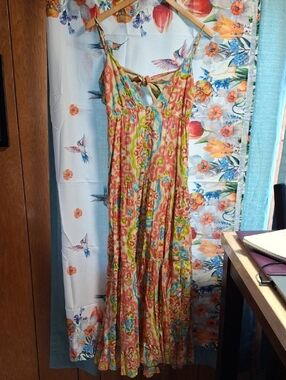 House of Harlow 1960 Multicolor Floral Tiered Maxi Dress
